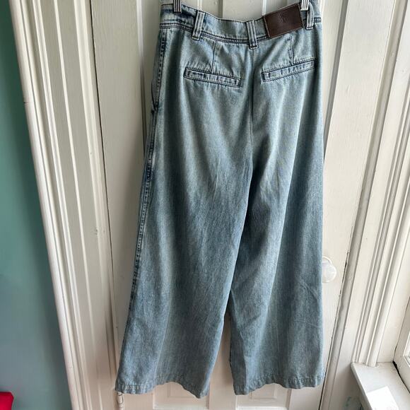 Brunello Cucinelli The Pleated Extra Wide Leg Jean - Picture 6 of 12